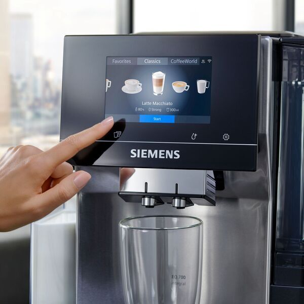Siemens EQ.700 TQ707D03 integral Kaffeevollautomat | silber/schwarz 4