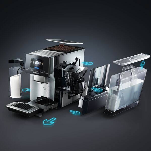 Siemens EQ.700 TQ707D03 integral Kaffeevollautomat | silber/schwarz 5