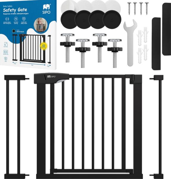 Sipo Safety Gate Set | schwarz, image 1 of 1