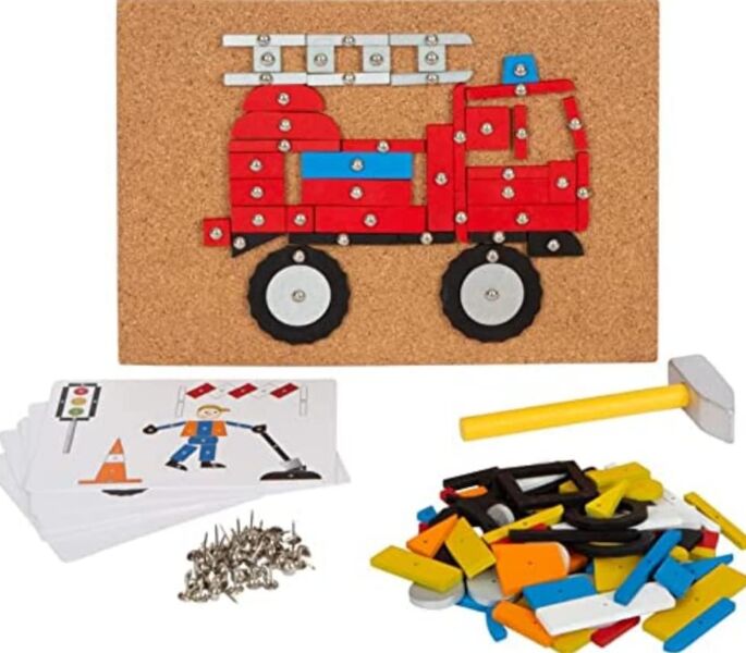 Small Foot Hämmerchenspiel Fahrzeuge | mehrfarbig 1