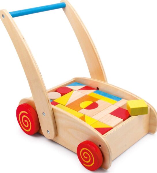 Small Foot Lauflernwagen Bauklötze | rot 1