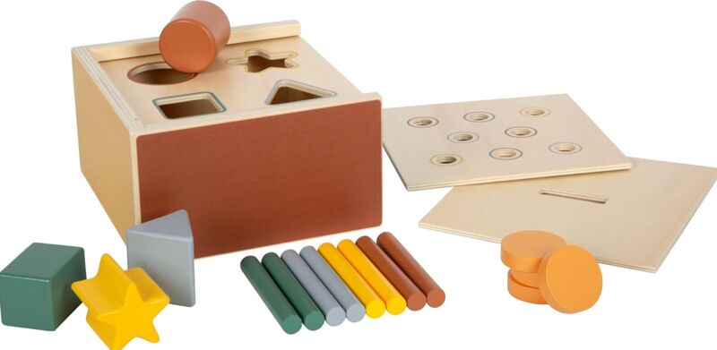 Small Foot Montessori Steckspiel | mehrfarbig, image 1 of 1