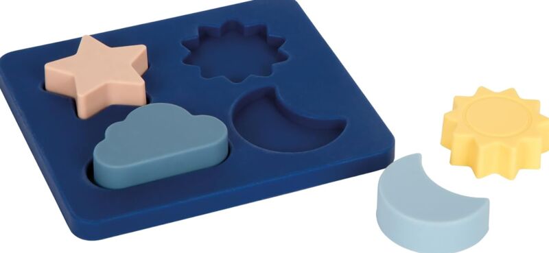 Small Foot Silikon Setzpuzzle | mehrfarbig 1