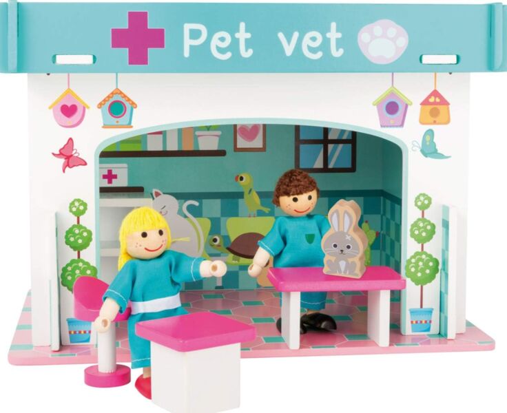 Small Foot Spielhaus Tierklinik | mehrfarbig 1