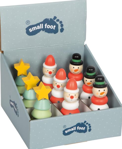 Small Foot Stapelfiguren Weihnachten Winter | multicolored 1