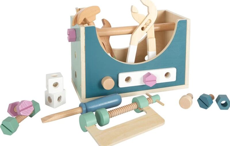 Small Foot Werkzeugkasten Nordic 2in1 | blau 1