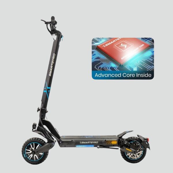 SmartGyro CrossOver Dual Max 2 LR Elektrische Step (2024) | zwart | 25 km/h, image 1 of 1