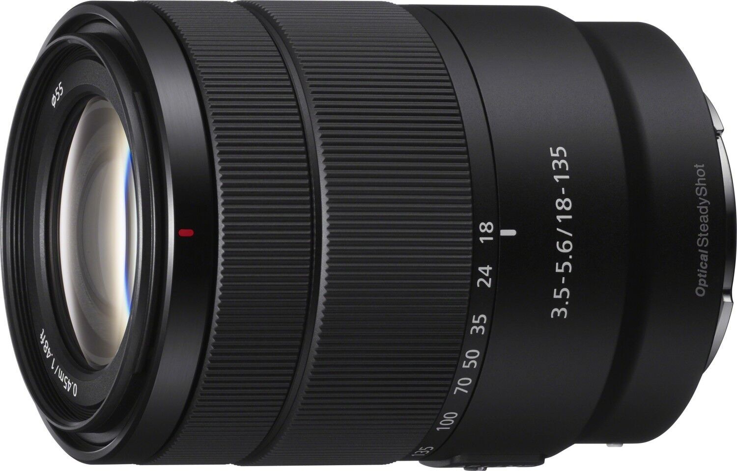 Sony E 18-135mm 3.5-5.6 OSS | Zwart