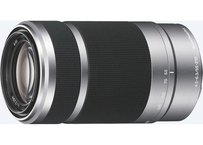 Sony E 55-210mm 4.5-6.3 OSS Schwarz/Silber