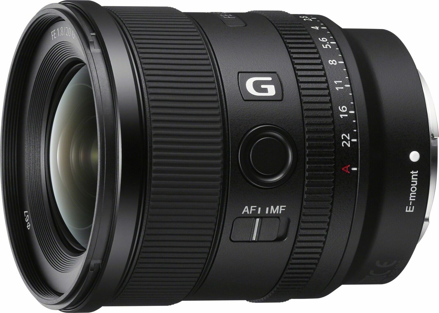 Sony FE 20mm 1.8 G | Zwart
