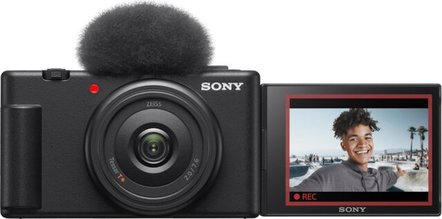 Sony Vlog-Kamera ZV-1F | czarny