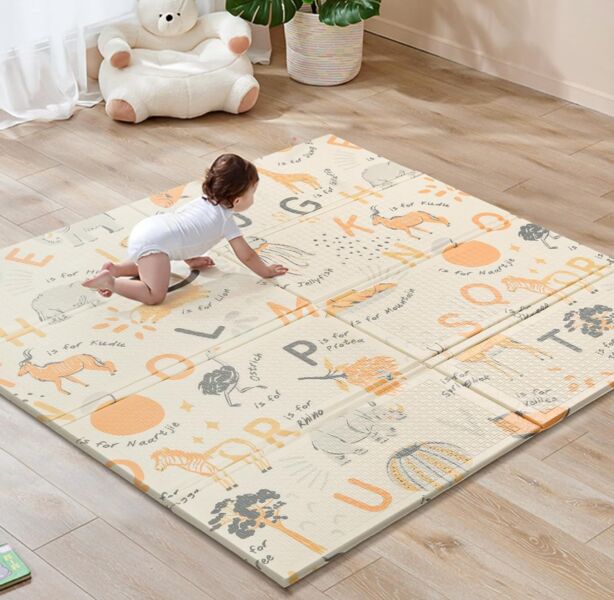 Sour Lemon faltbare play mat | multicolored, image 1 of 1