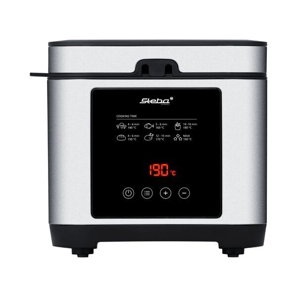 Steba DF 150 Edelstahl-Fritteuse | silber/schwarz 2