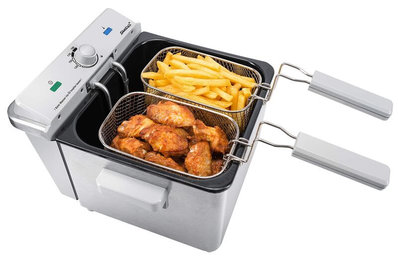 Steba DF 200 Edelstahl-Fritteuse | silber 5