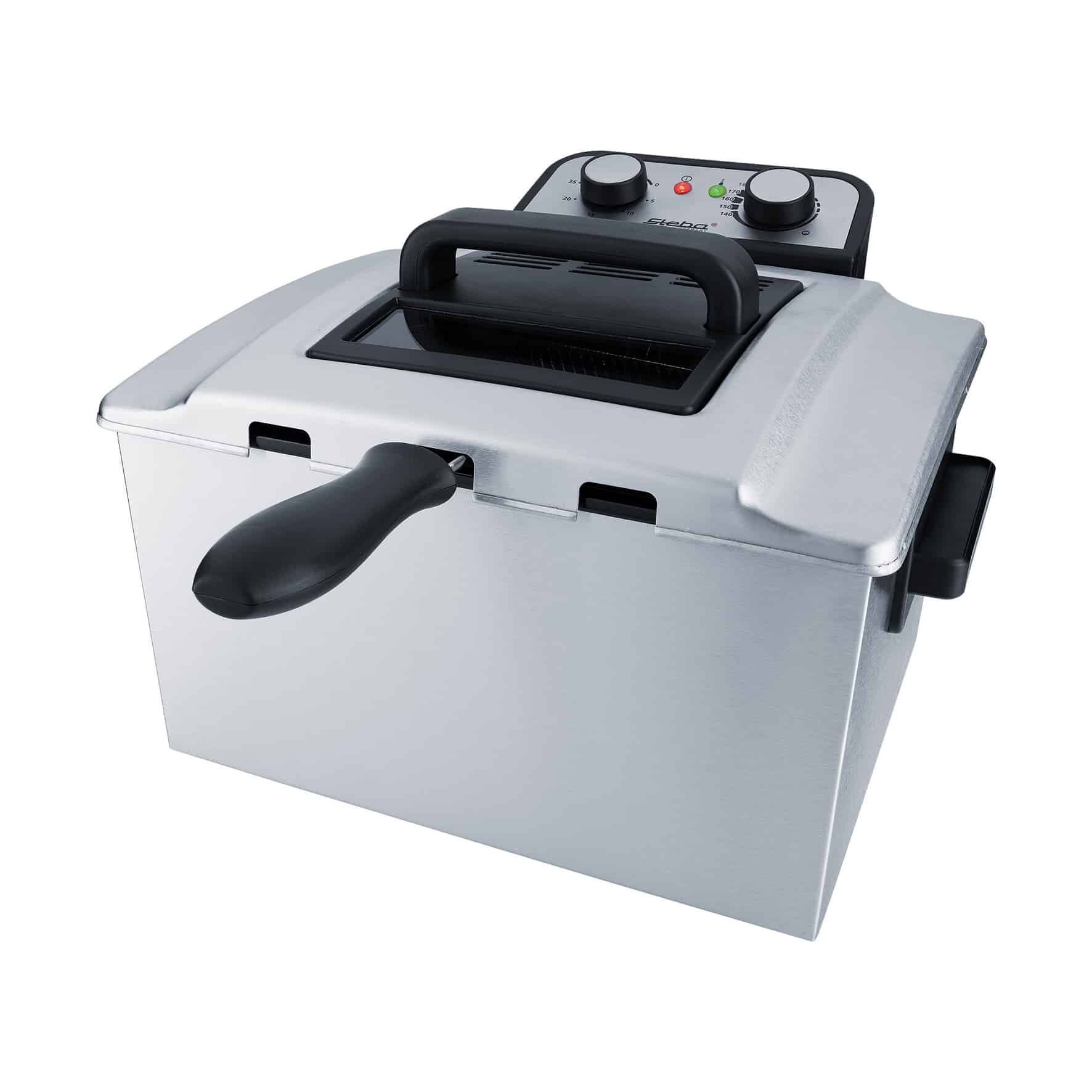 Steba DF 300 Edelstahl-Fritteuse silber