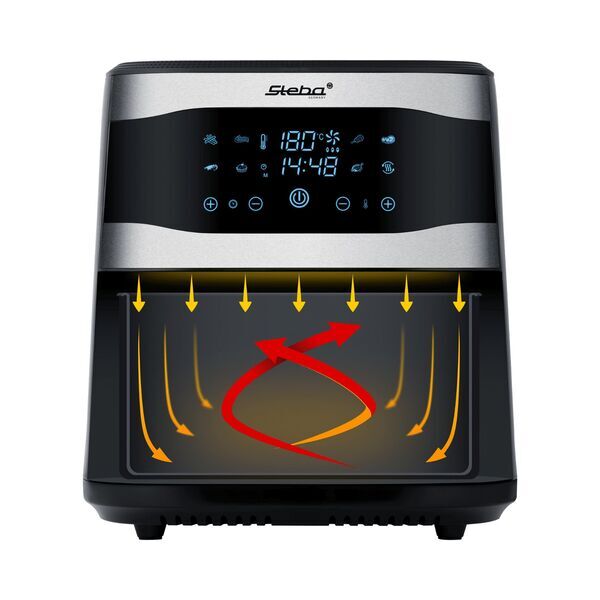 Steba HF 8000 FAMILY Air Fryer | silver/black 2