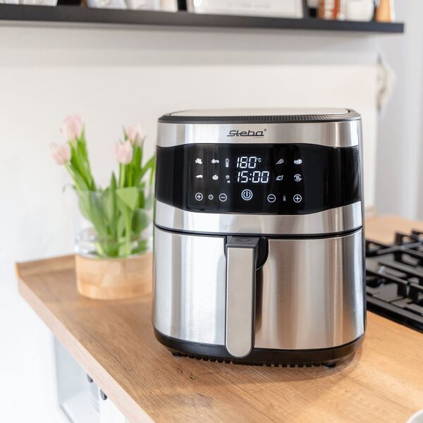 Steba HF 8000 FAMILY Air Fryer | silver/black 4