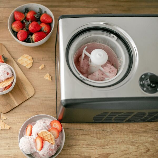 Steba IC 150 Ice cream maker | silver/black 5