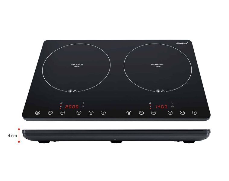 Steba IK 650 Slim Swiss Edition Doppelinduktionskochfeld | schwarz 4