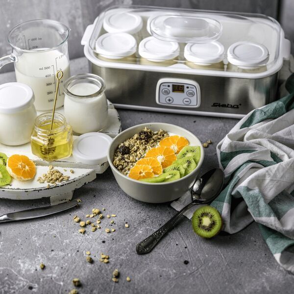 Steba JM 3 Yogurt Maker | silver/white 5