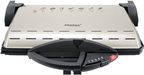 Steba PG 4.4 électrique Grill à contact avec réglage manuel de la température champagne, noir