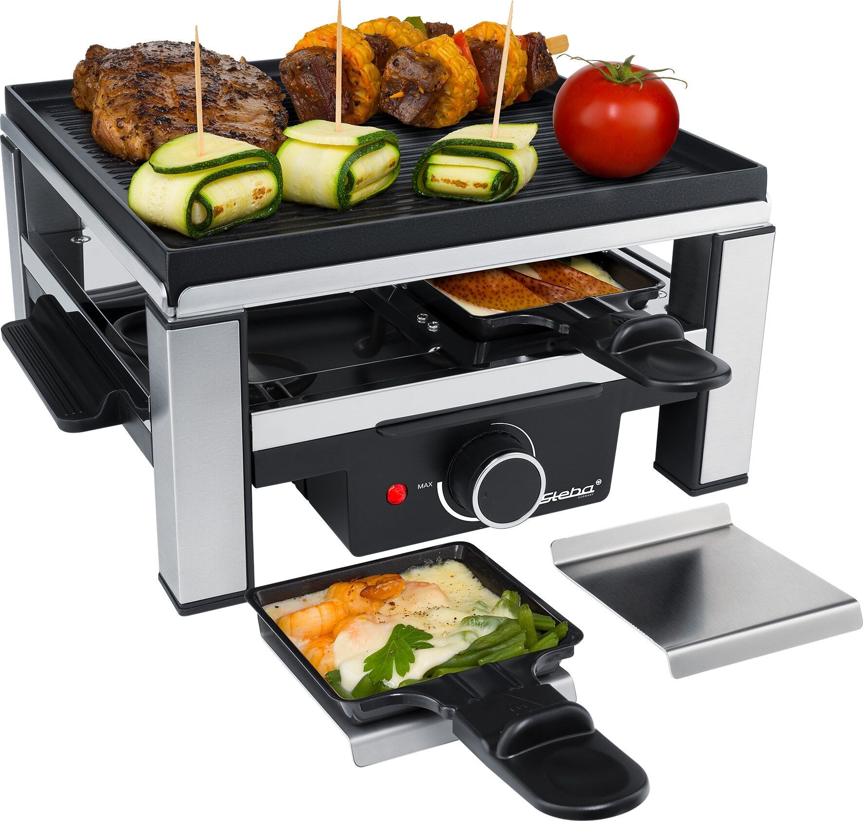 Steba Raclette RC 104 schwarz/silber