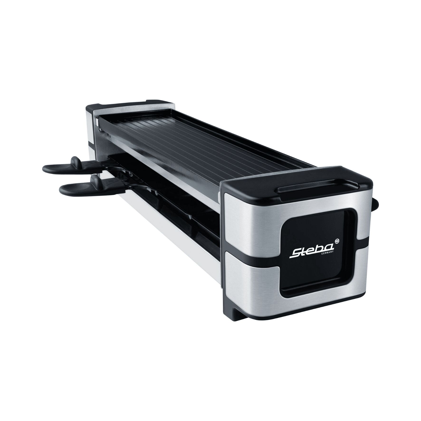 Steba RC 140 Guss-Raclette schwarz/silber