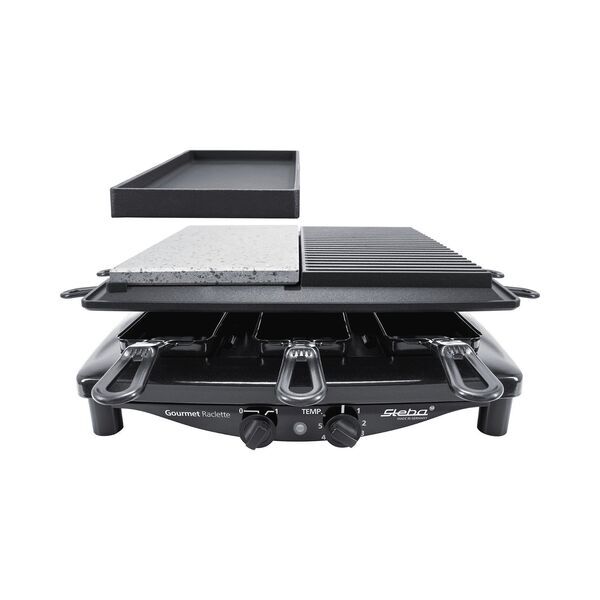 Steba RC 4 Plus Deluxe Raclette | black 1
