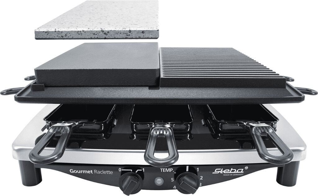 Steba Premium Raclette RC 4 Plus Deluxe Chrom | Nu met een Proefperiode ...