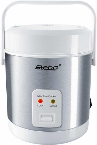 Steba RK 4 M Mini-Reiskocher   silber/weiß - Refurbished