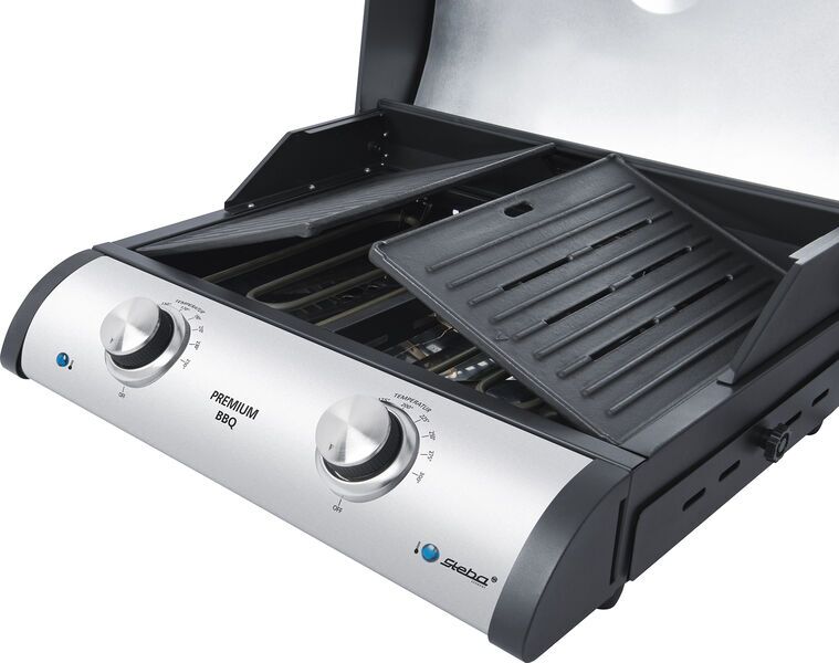 Steba VG 500 Premium BBQ table grill | silver/black 5