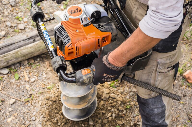 STIHL BT 131 Benzin-Erdbohrgerät | orange/grau/schwarz 3