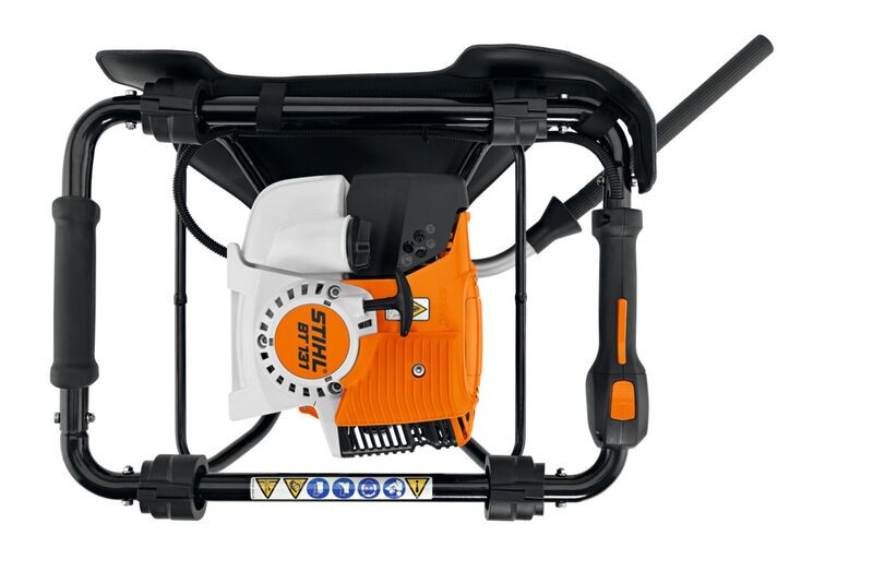 STIHL BT 131 Benzin-Erdbohrgerät | orange/grau/schwarz 2