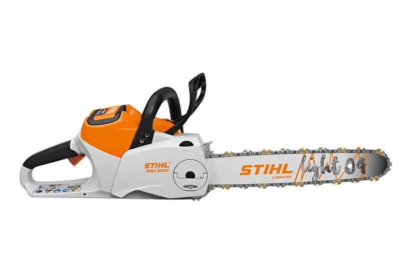 STIHL MSA 220 C-B akumulátorová řetězová pila | oranžová/šedá/černá 2