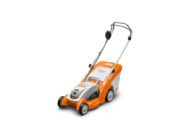 STIHL RMA 339 Akkukäyttöinen ruohonleikkurisarja, jossa on AK 30 -akku ja AL 101 -laturi | oranssi/valkoinen/musta 1