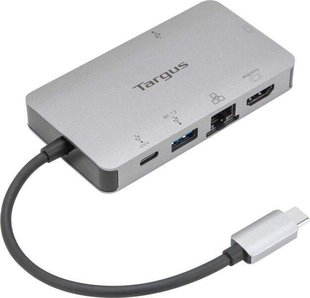 Targus USB-C DP Alt Mode Single Video 4K HDMI/VGA Docking Station | ohne Netzteil | grau 1