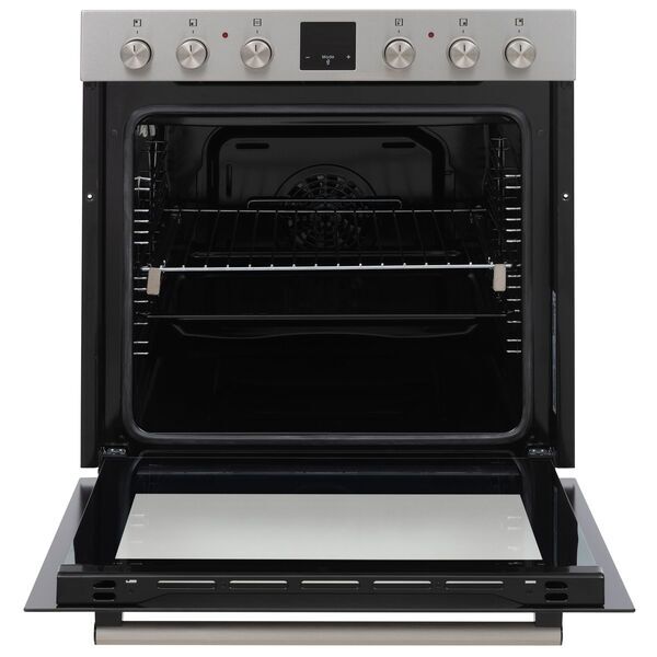 Telefunken B-HS-75-C-I Built-in Oven Set with Glass Ceramic Hob | black/silver, image 2 of 5