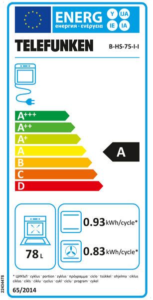 Telefunken B-HS-75-I-I Built-in oven set with induction hob | black/silver 5
