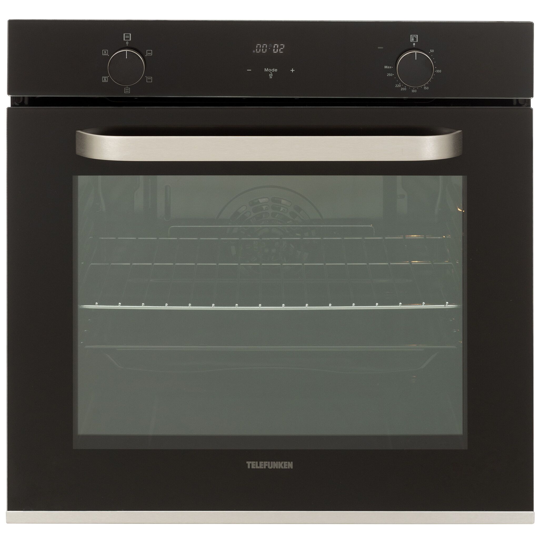 Telefunken B-OV-75-A-I Einbau-Backofen schwarz