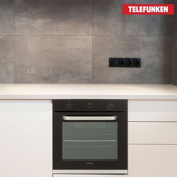 Telefunken B-OV-75-A-I Einbau-Backofen | schwarz, image 4 of 5