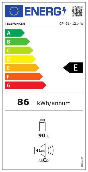 Telefunken CF-31-121-W Kühlschrank | weiß 4
