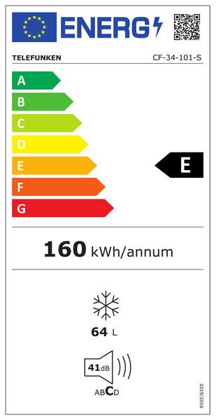 Telefunken CF-34-101-S Freezer | silver 4