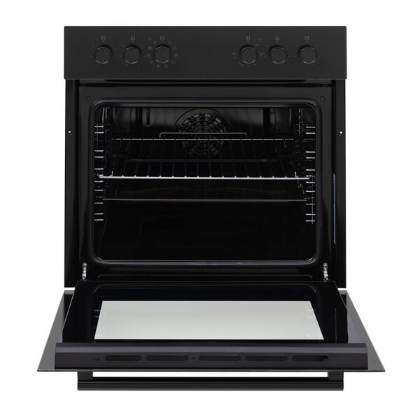 Telefunken ECH65A-B2 built-in oven set with glass ceramic hob | black, image 2 of 5
