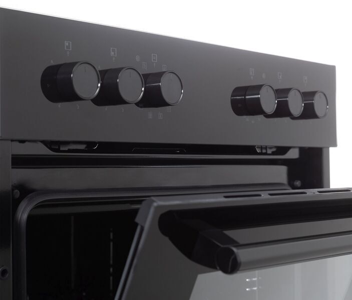 Telefunken ECH65A-B2 built-in oven set with glass ceramic hob | black, image 3 of 5
