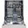 Telefunken GET6012DI partially integrated dishwasher | silver/black, thumbnail 2 of 3