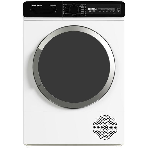 Telefunken T-WP-9-3-W Sušička s tepelným čerpadlem 9 kg | bílá 1