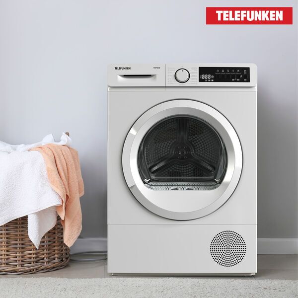 Telefunken TWP8CW Heat pump dryer 8 kg | white, image 2 of 4