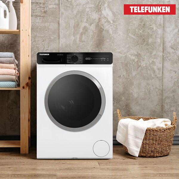 Telefunken W-10-1400-A-W Front-loading washing machine 10 kg | white/black 2
