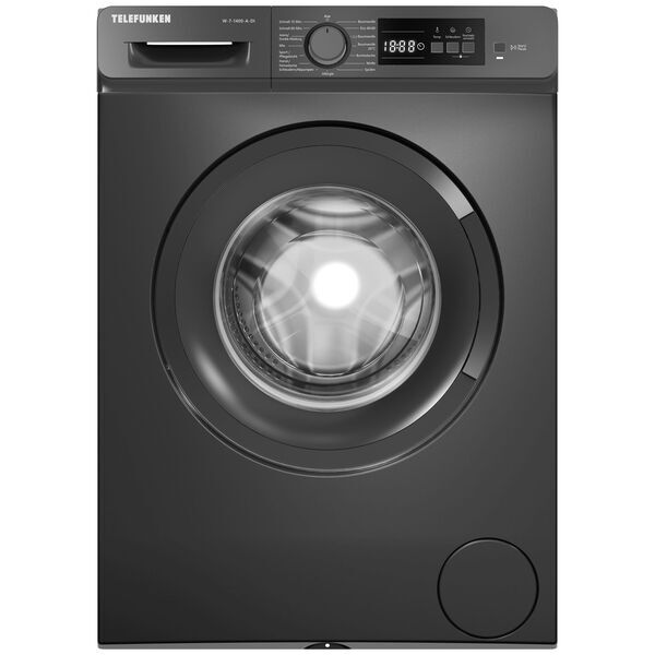Telefunken W-7-1400-A-DI Frontlader Waschmaschine 7 kg | grau 1