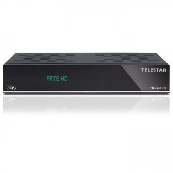 TELESTAR TD 2520 HD HDTV SAT Receiver | svart